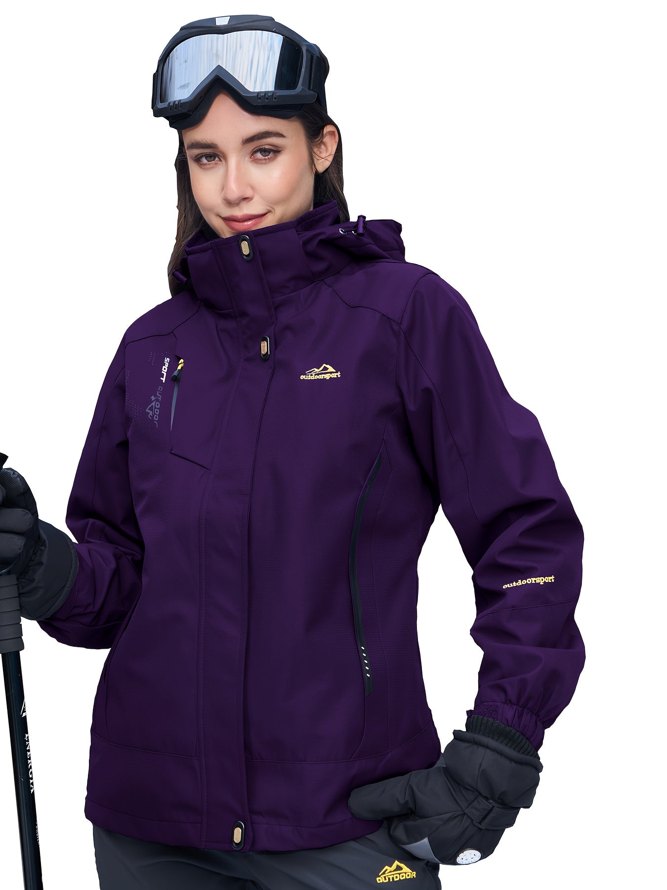 Women’s 3-in-1 Ski Jacket with Detachable Fleece Liner