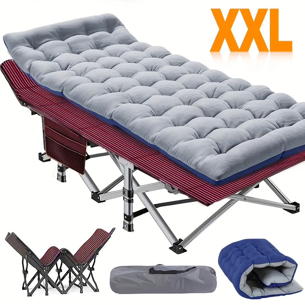 75in Foldable Sleeping Bed Double-Sided Mattress,