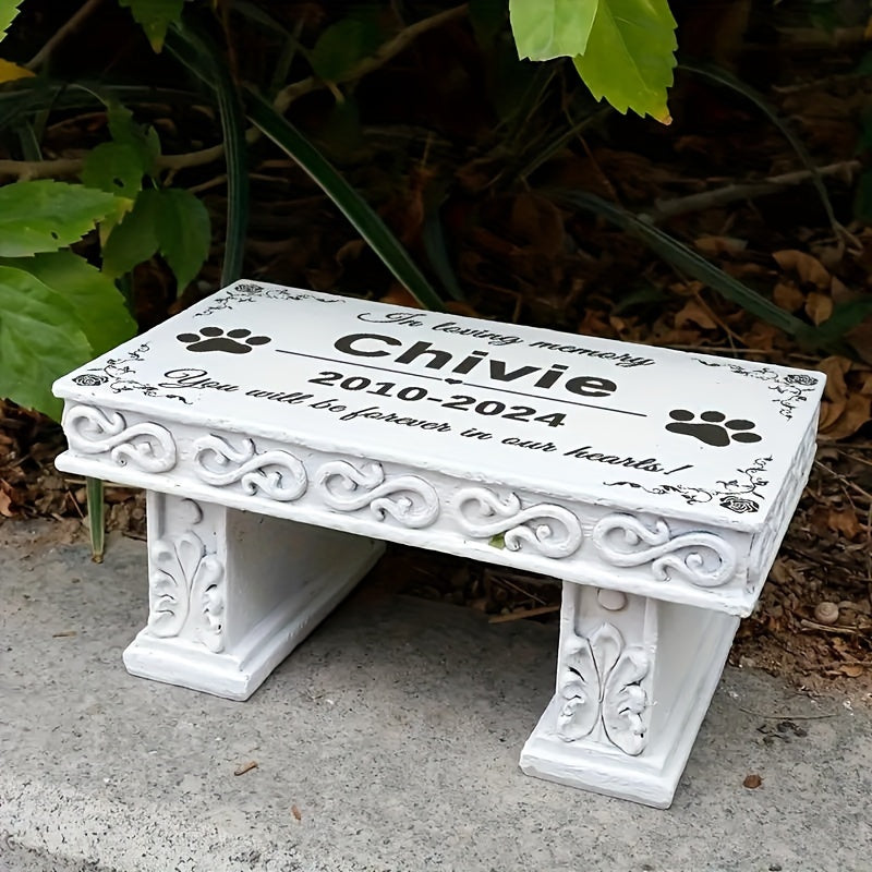 Custom Engraved Memorial Bench - for Loved Ones or Pets.