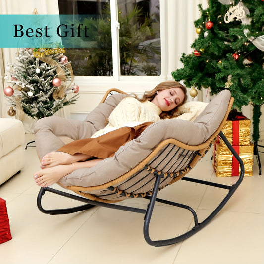Outdoor Rocking Chair, For Living Room, Porch, Garden, Lawn