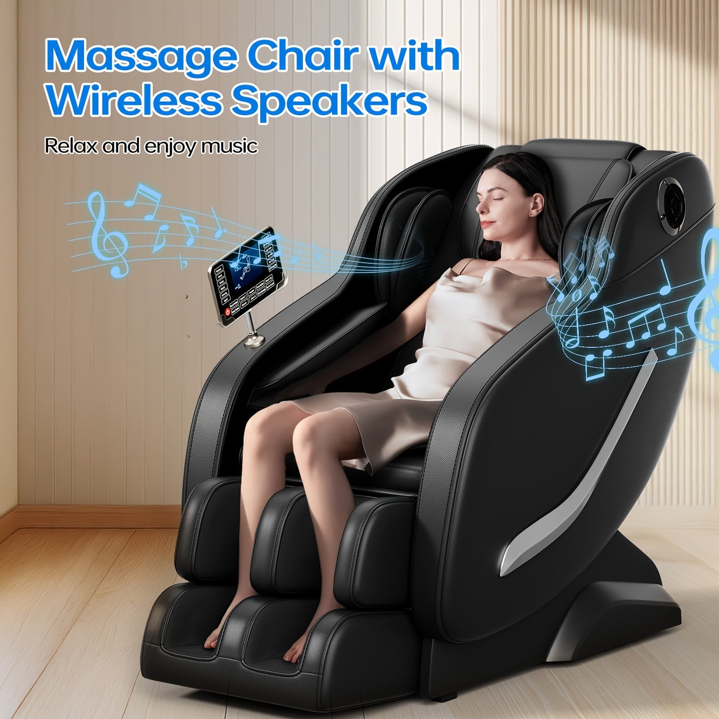 Massage Chair Full Body, Zero Gravity Deep Shiatsu Tissue Massage Chair.