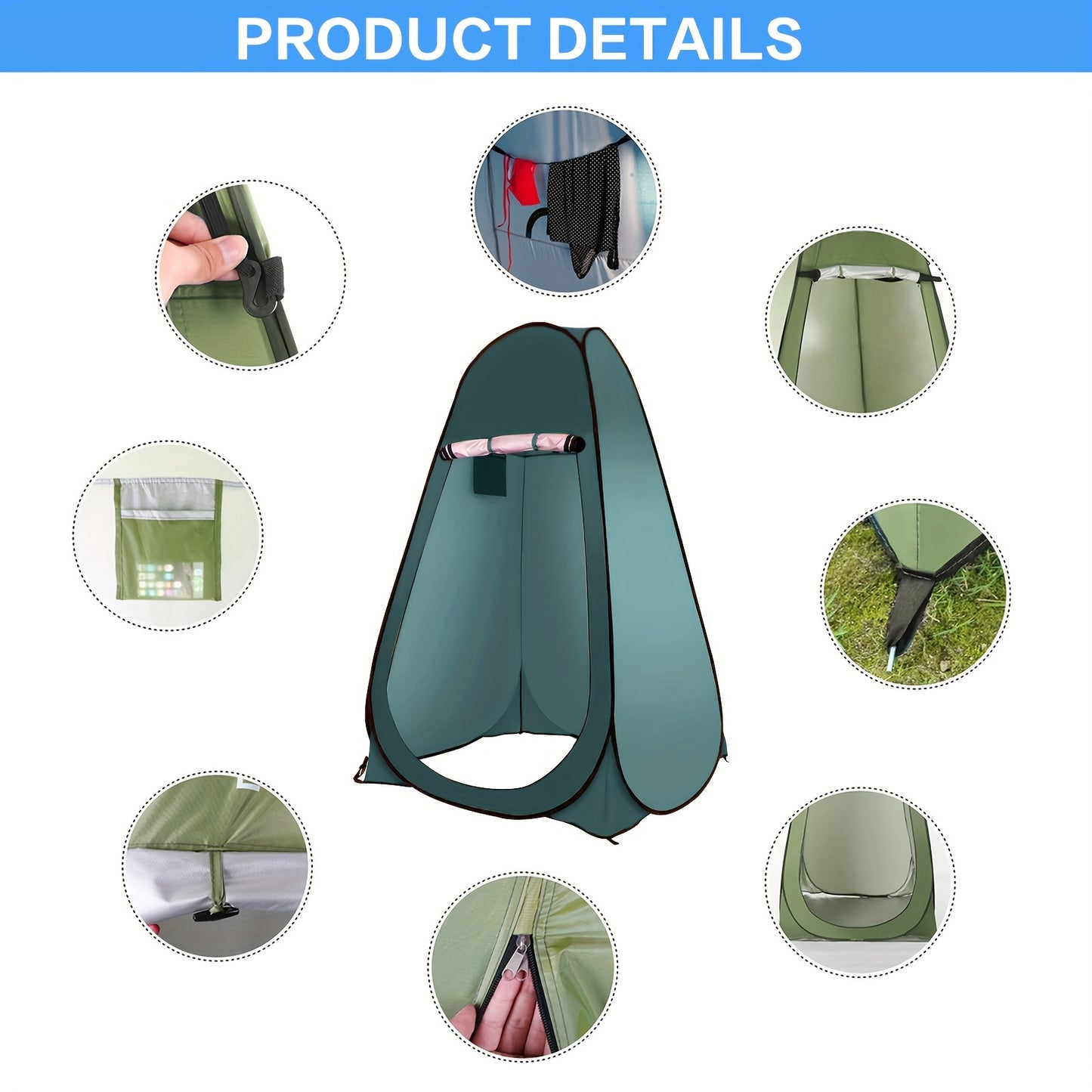 Pop Up Privacy Tent Portable Shower Tent & More.