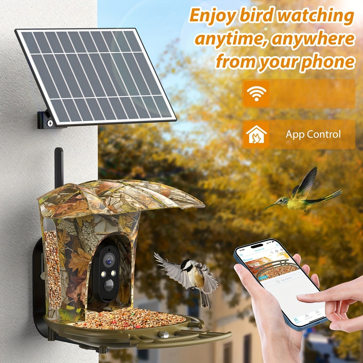 1080P Intelligent Bird Feeder Camera - Read More.
