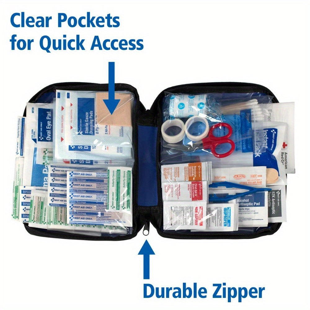 260pcs Emergency First Aid Kit - Home, Office, and Travel.