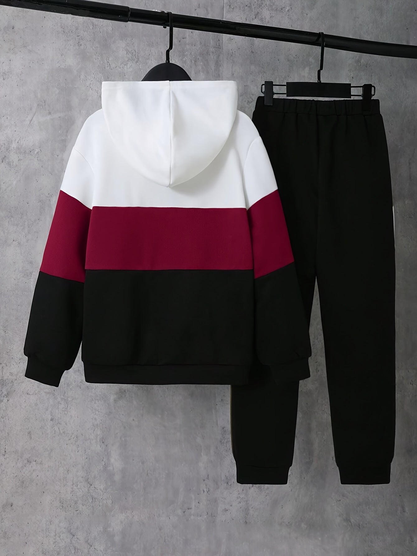 2pcs Boy's Hooded Jacket & Sweatpants Set Long Sleeve Read More