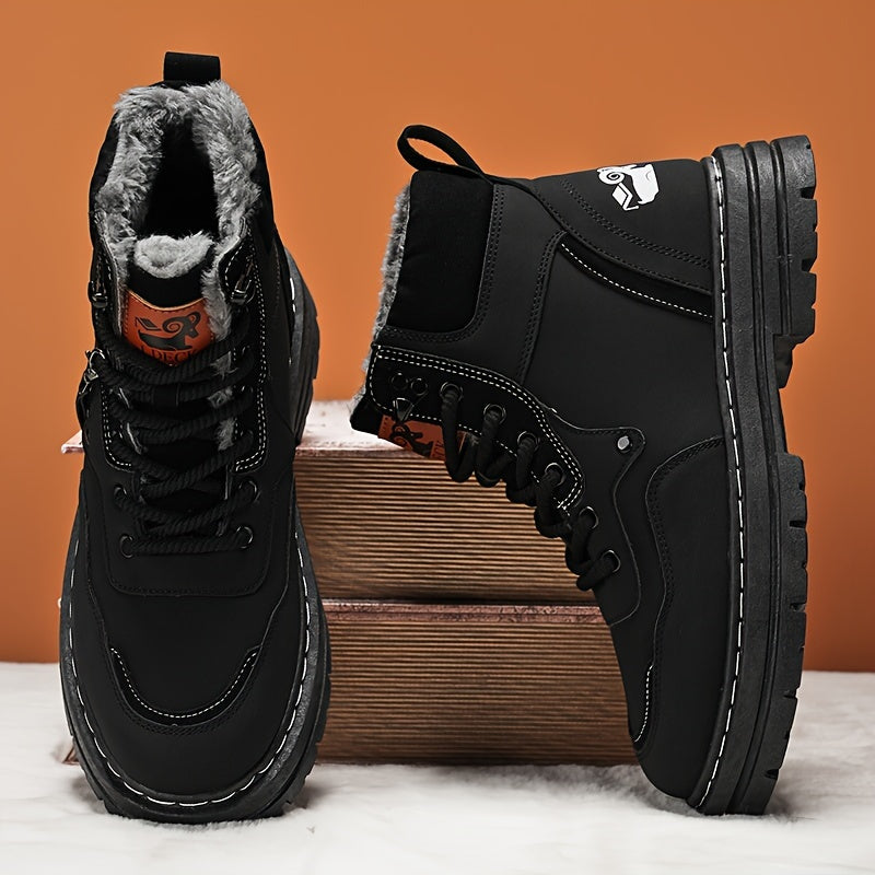 Women's Fall Boots Mountaineering, Outdoor Boots. (Black)