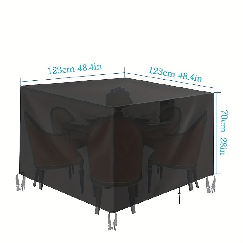 1pc Square Patio Furniture Covers - Waterproof, UV-proof. See More