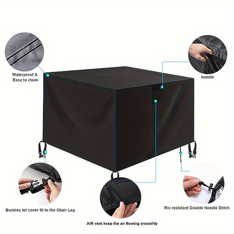 1pc Square Patio Furniture Covers - Waterproof, UV-proof. See More