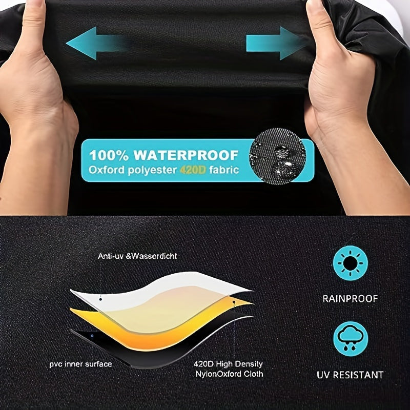 1pc Square Patio Furniture Covers - Waterproof, UV-proof. See More
