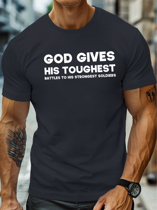 Big & Tall Men's summer t-shirt, short sleeve.