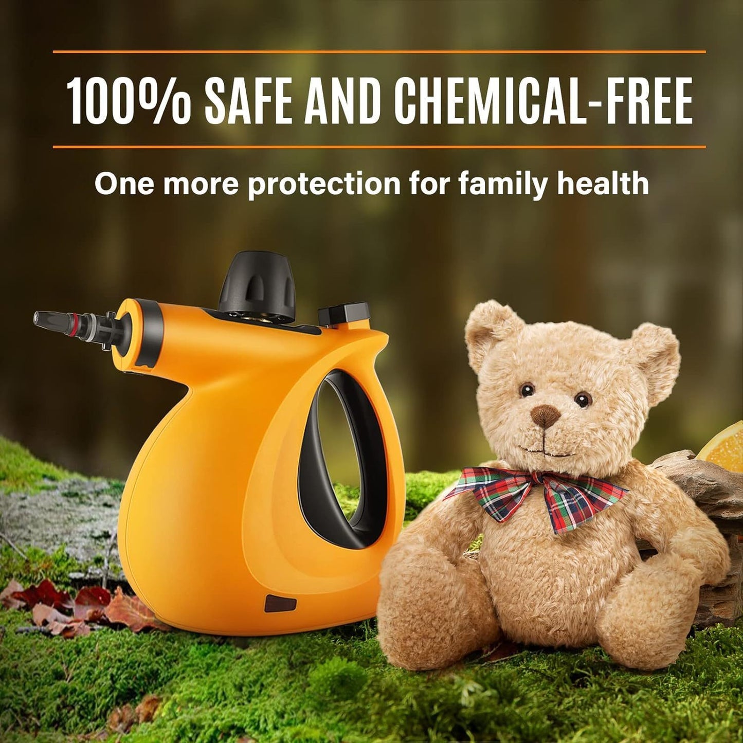 Home and Car Handheld Steam Cleaner.