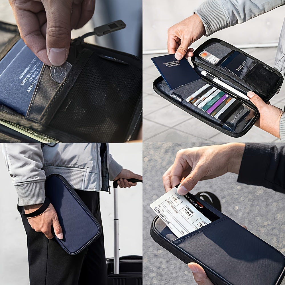 Passport Holder Wallet RFID Blocking