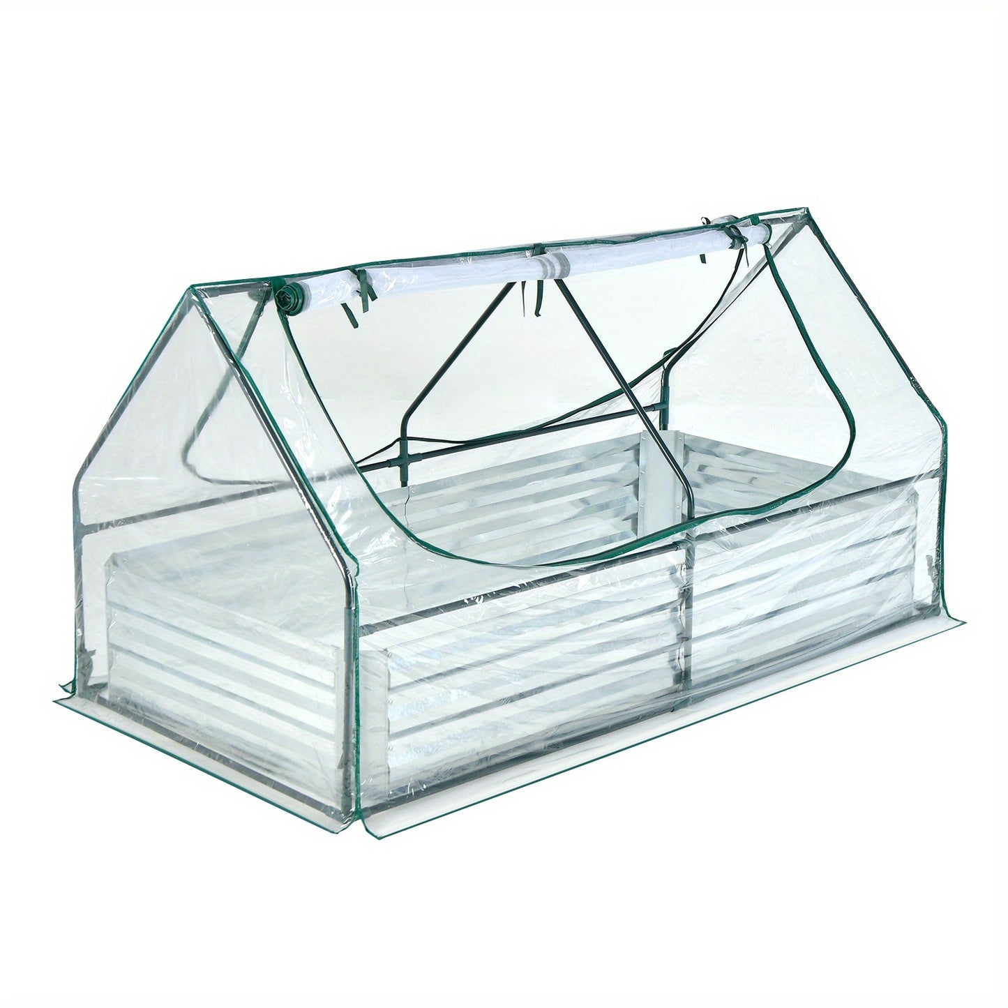 6FT x 3FT x 3FT Raised Garden Bed with Greenhouse, See More.