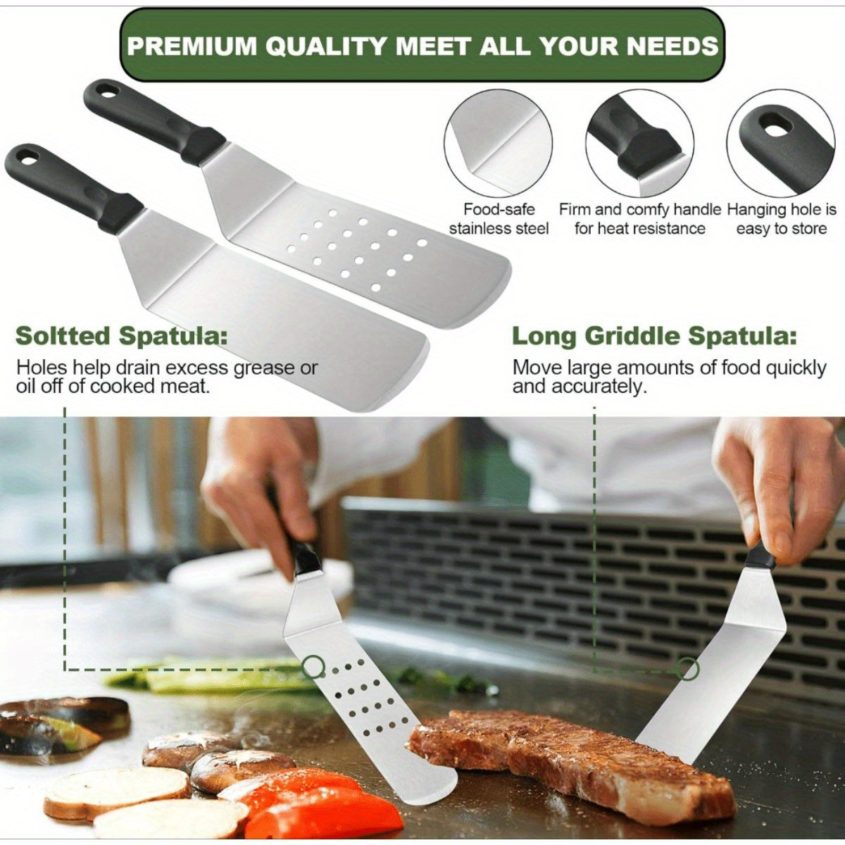 245-Piece Griddle Accessories Kit for Grills.