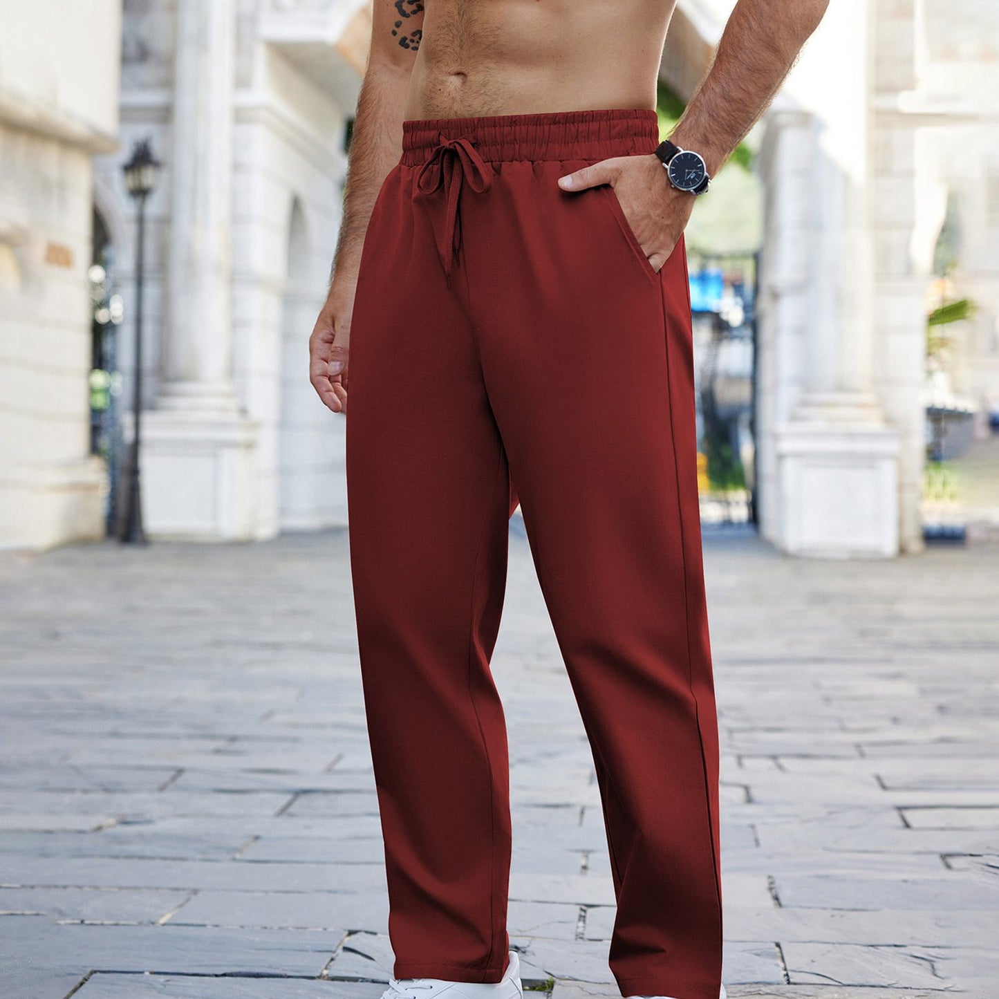 Men's Casual Drawstring Pants Read More.