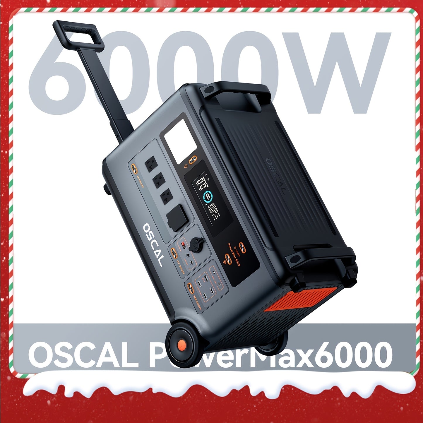 Portable Power Station, Max 6000Surge 7200W, Read More