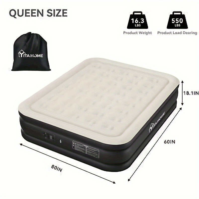 Outdoor Bliss Luxury Inflatable Mattress Home, Travel & Camping.