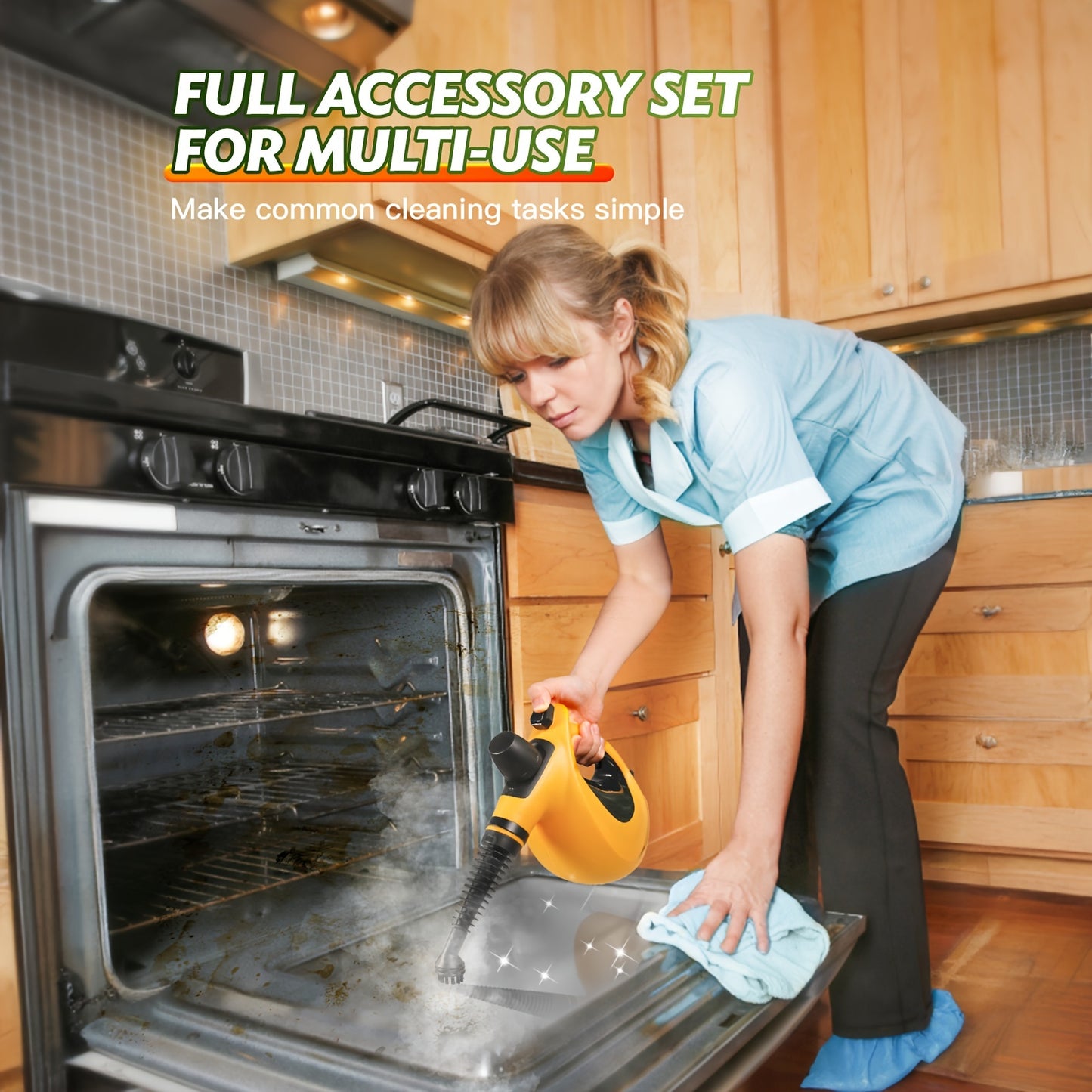 Home and Car Handheld Steam Cleaner.