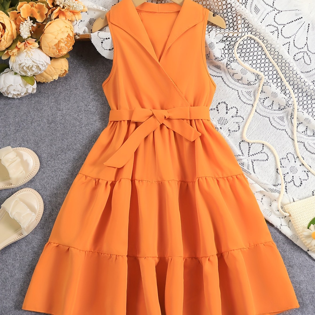 Girls A -line skirt girl dress