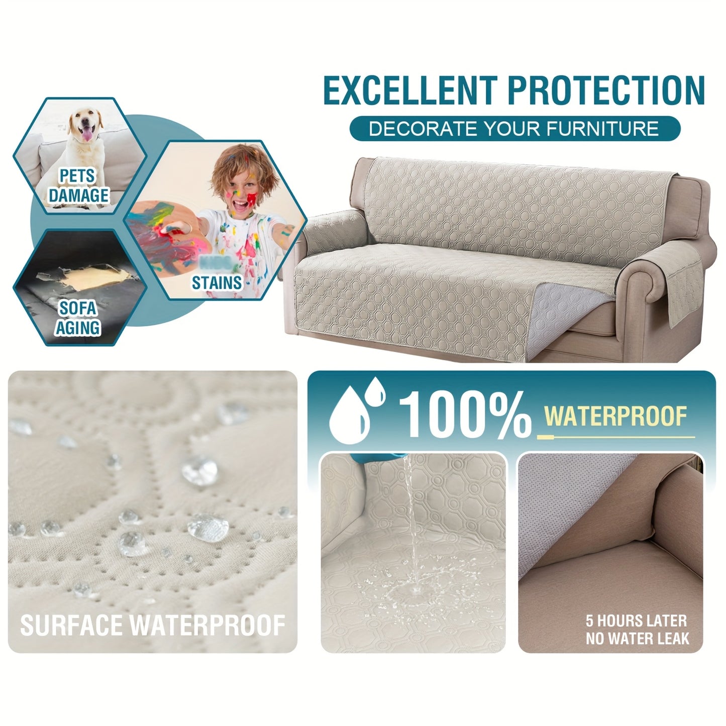 1pc 100% Waterproof Furniture Protectors See More.