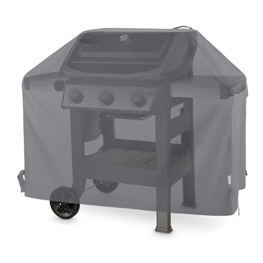 1pc Durable Outdoor BBQ Grill Cover - Waterproof, UV & Adjustable Straps,