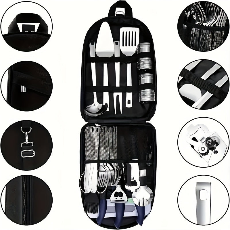 Camping Essentials Cooking Utensils Set For 2.