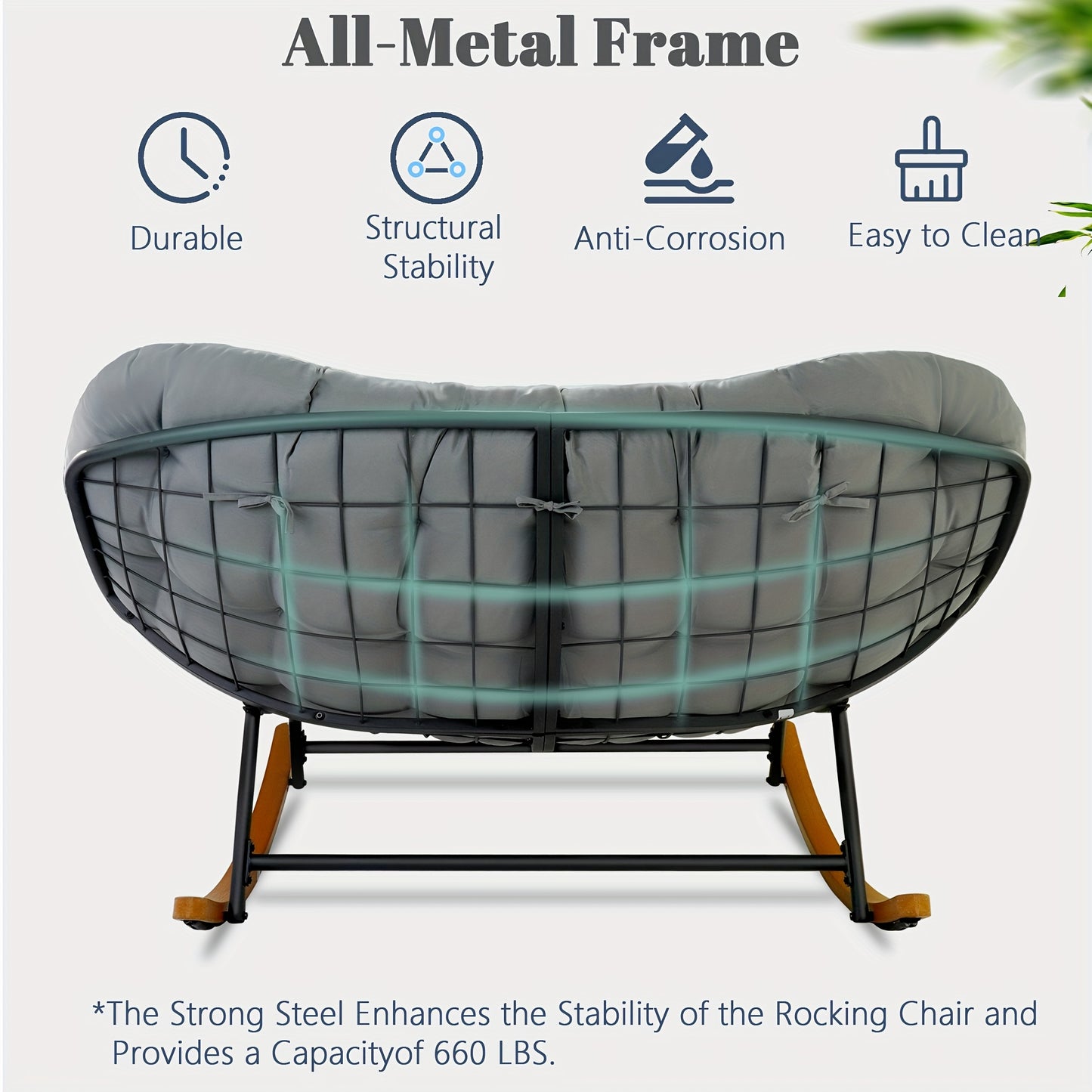 Oversized Outdoor Rocking Chair