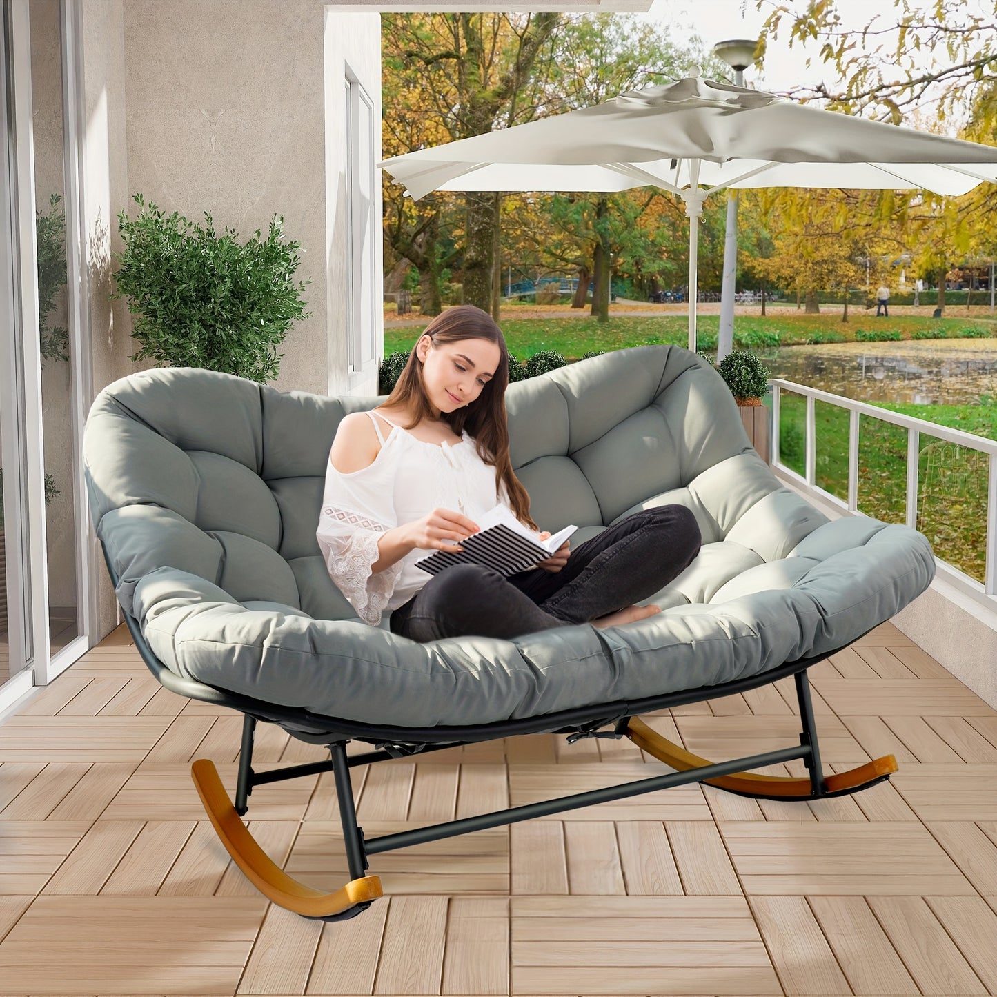 Oversized Outdoor Rocking Chair