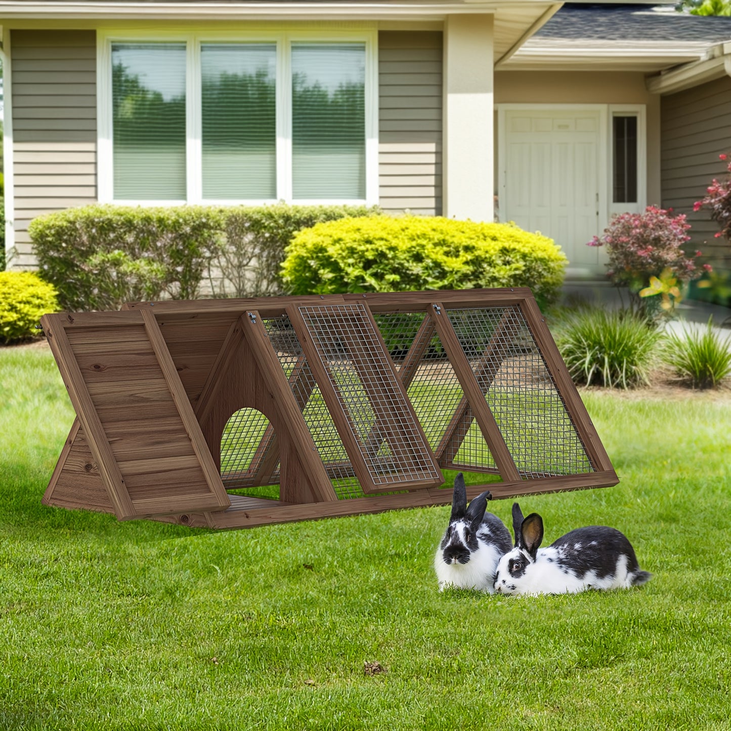 Triangle Chicken Coop - Outdoor/Indoor Use