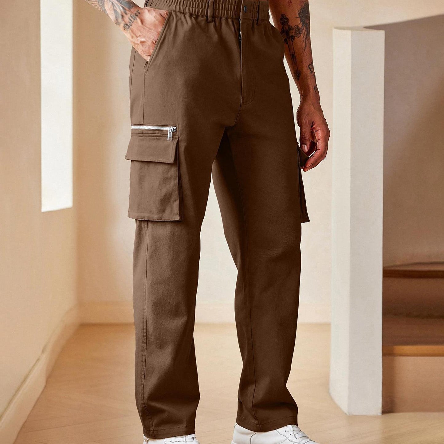 Big & Tall Men's Casual Cargo Pants Relaxed Fit Read More.
