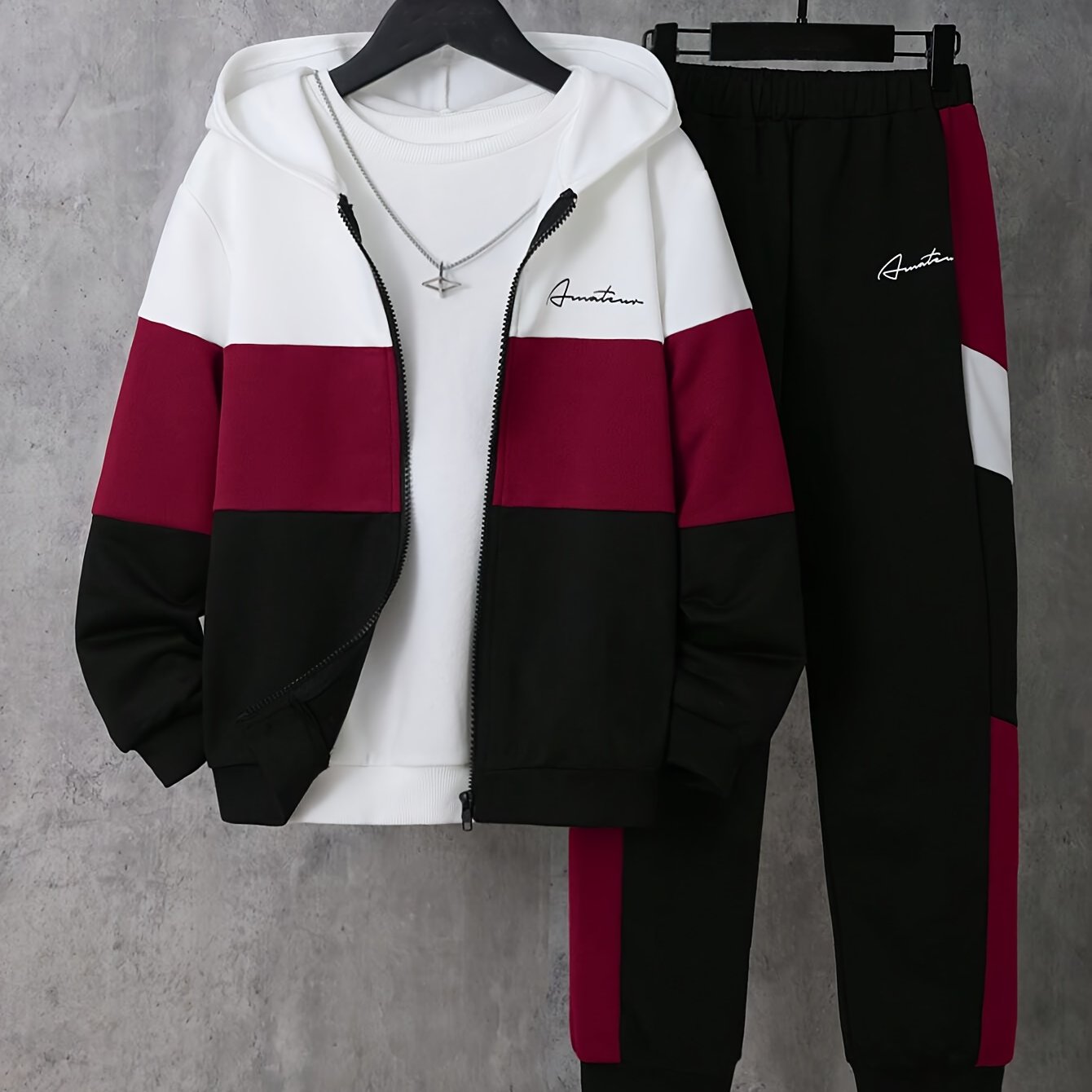 2pcs Boy's Hooded Jacket & Sweatpants Set Long Sleeve Read More