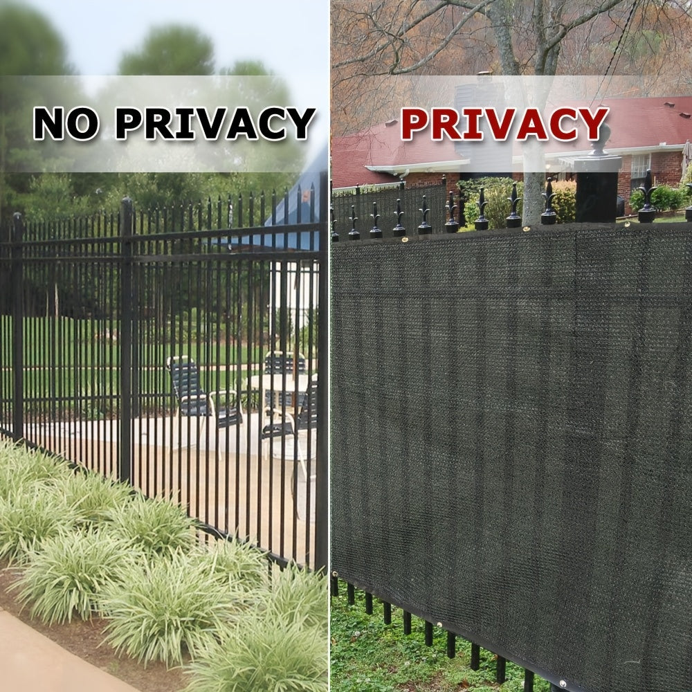 8' X 50' Fence Privacy Screen - Heavy Duty 170 GSM Fencing Mesh.