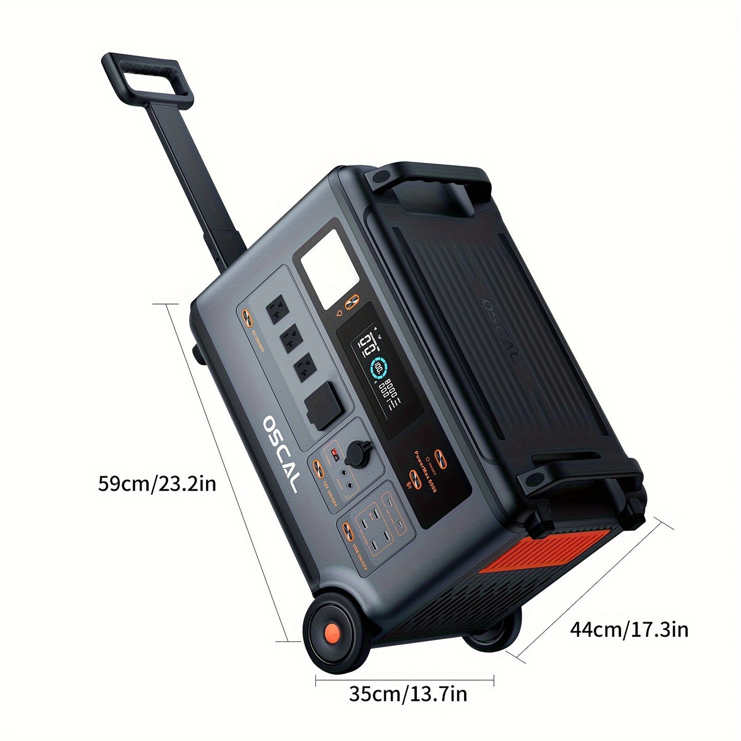 Portable Power Station, Max 6000Surge 7200W, Read More