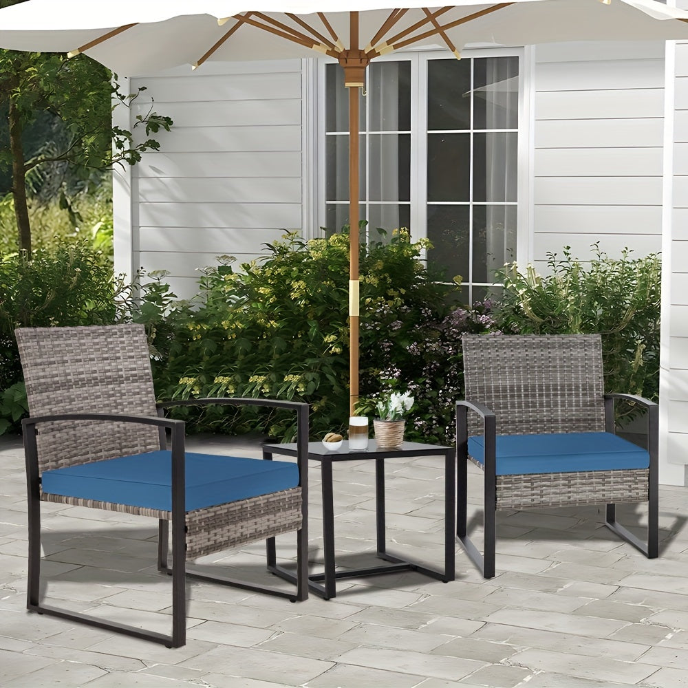 3-piece Outdoor Furniture Set, w/Coffee Table.