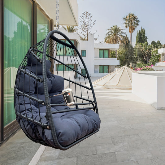 Swing Hammock Egg Basket Chair Without Stand, 350lbs Capacity