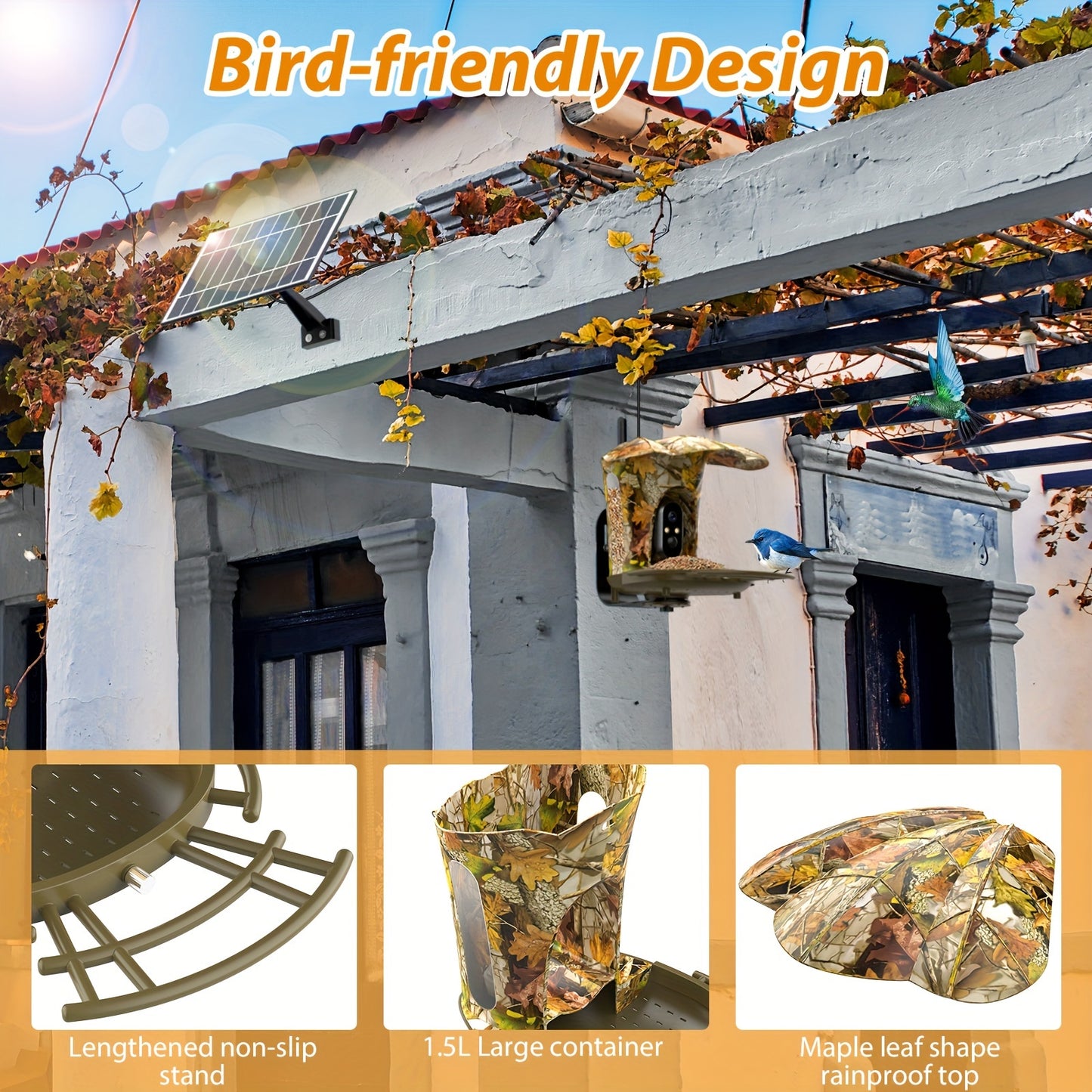 1080P Intelligent Bird Feeder Camera - Read More.