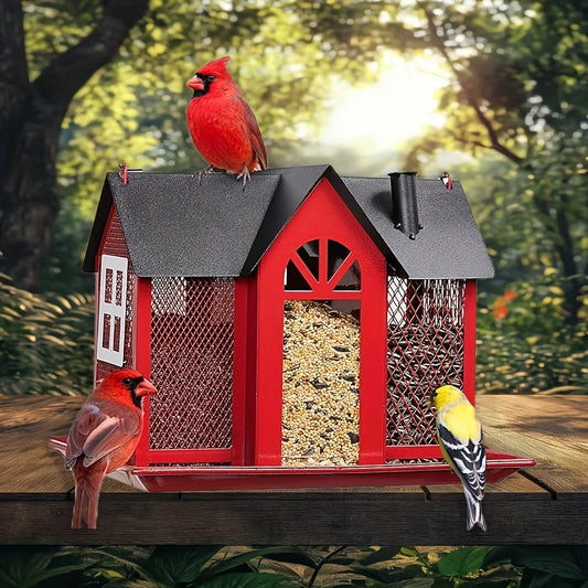 Large Outdoor Bird Feeder Metal Mesh & Triple Feeders Read More