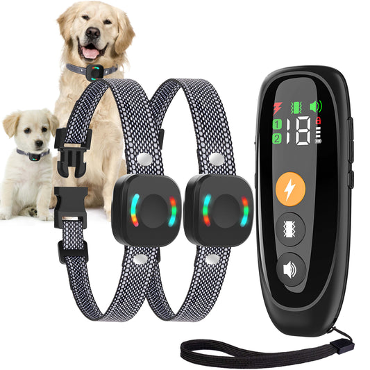 2 Dog Training Collar, 2800FT For 8-120lbs Dogs, Read More.