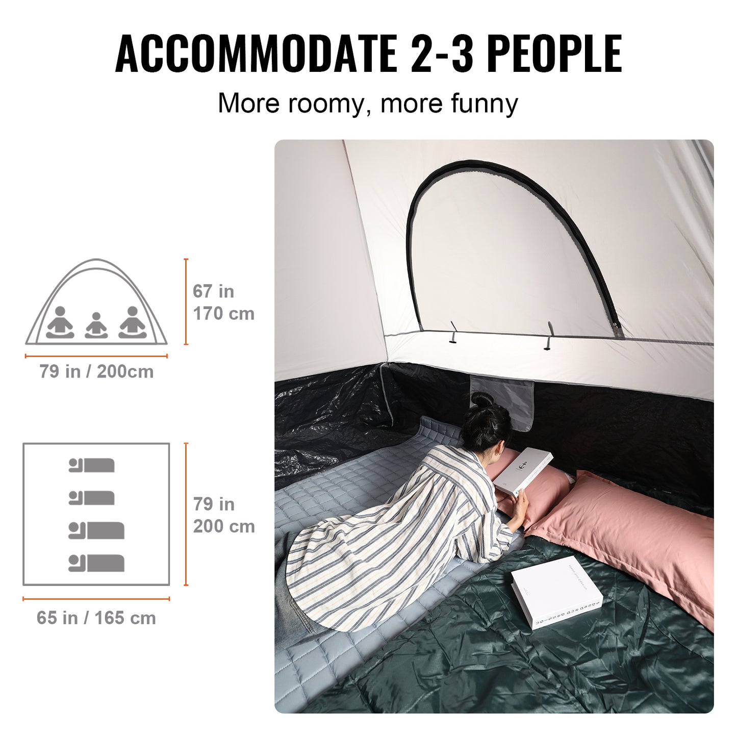 Pickup Truck Bed Tent, 6.4'-6.7' w/ Rain Layer and Carry Bag, Read More.