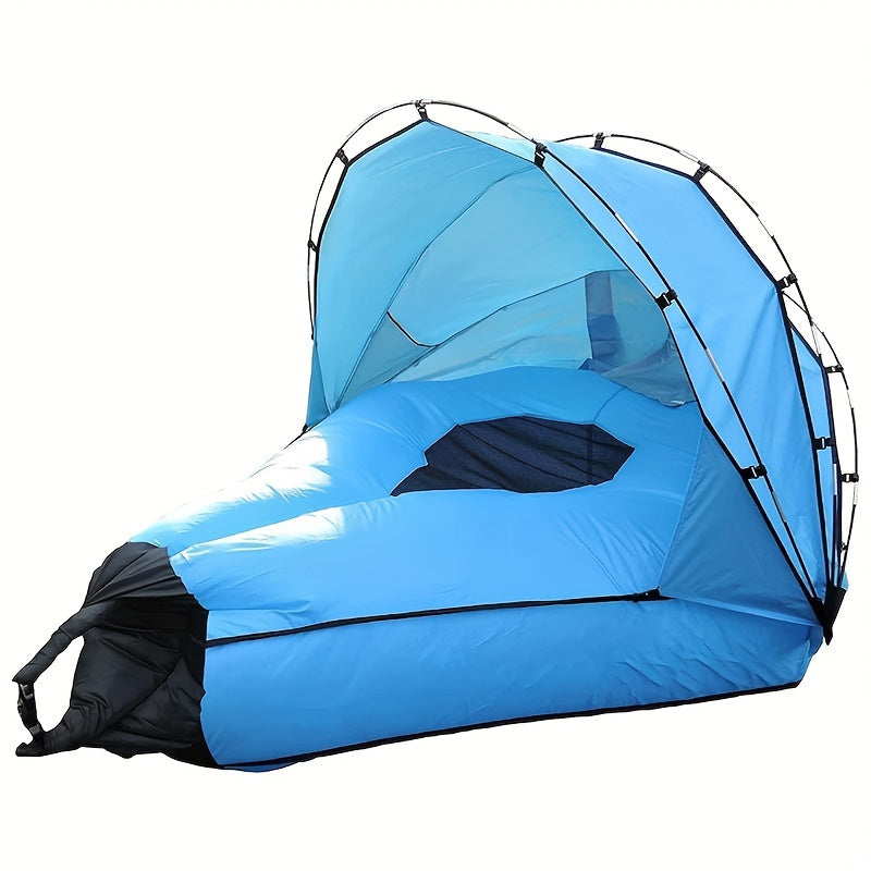 Inflatable Air Sofa with Sun-Shade Waterproof.