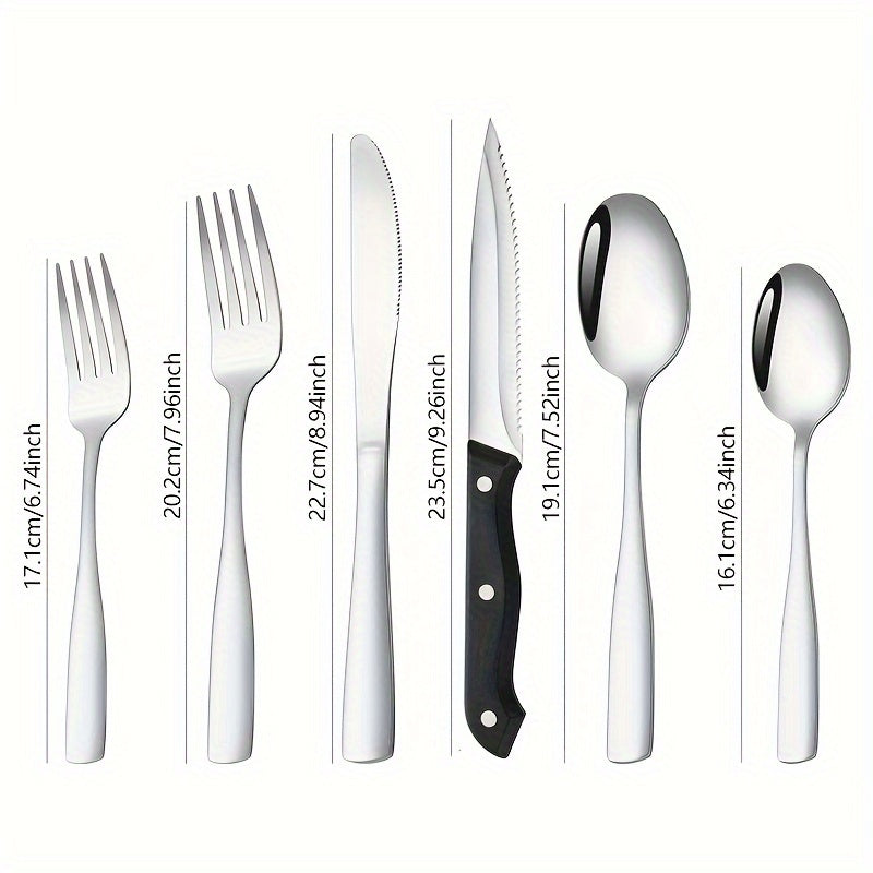 Set Of 48 Pieces Of Stainless Steel Silverware, Read More