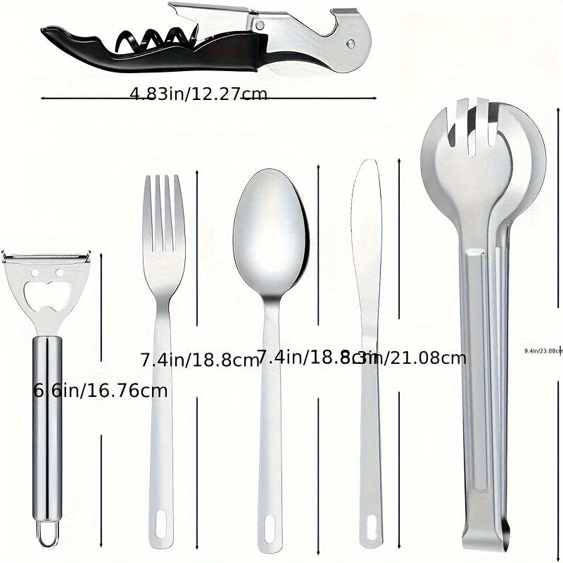 Camping Essentials Cooking Utensils Set For 2.