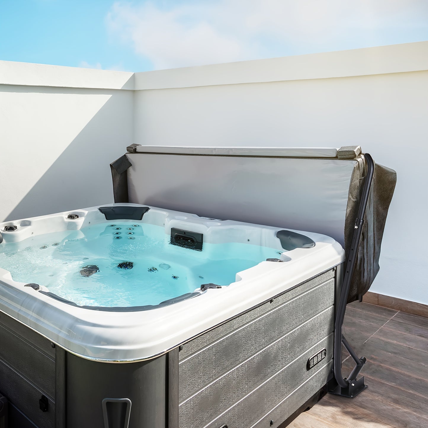 Perfect For Hot Tub Below 96 In. In Width & Height From 31 To 41 In.
