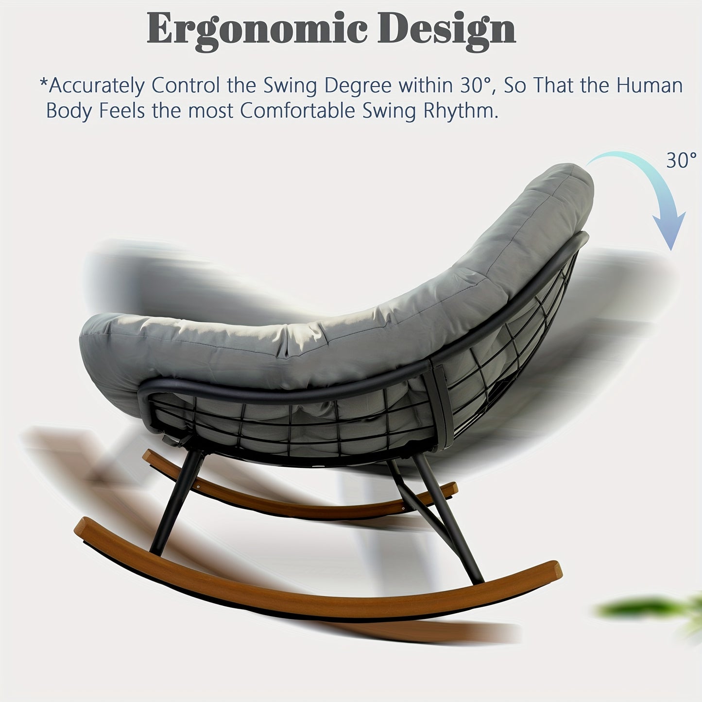 Oversized Outdoor Rocking Chair