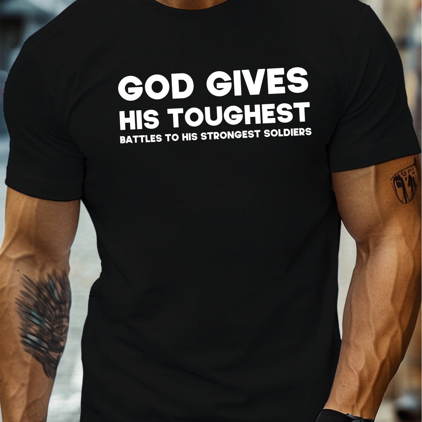 Big & Tall Men's summer t-shirt, short sleeve.