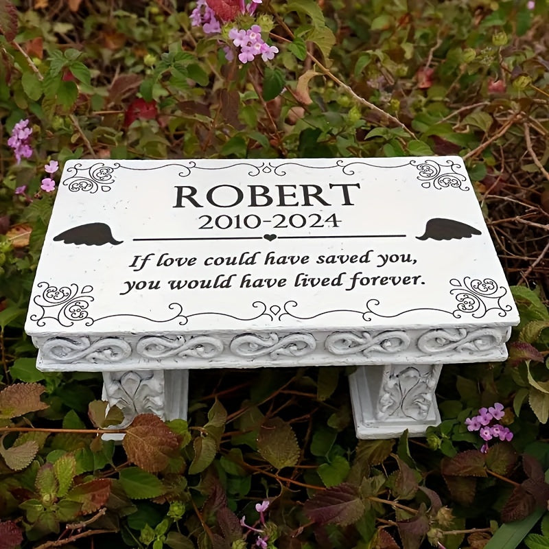 Custom Engraved Memorial Bench - for Loved Ones or Pets.