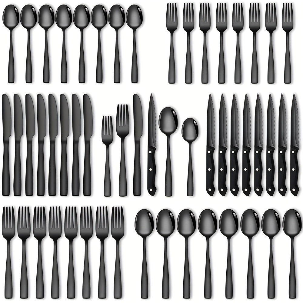 Set Of 48 Pieces Of Stainless Steel Silverware, Read More