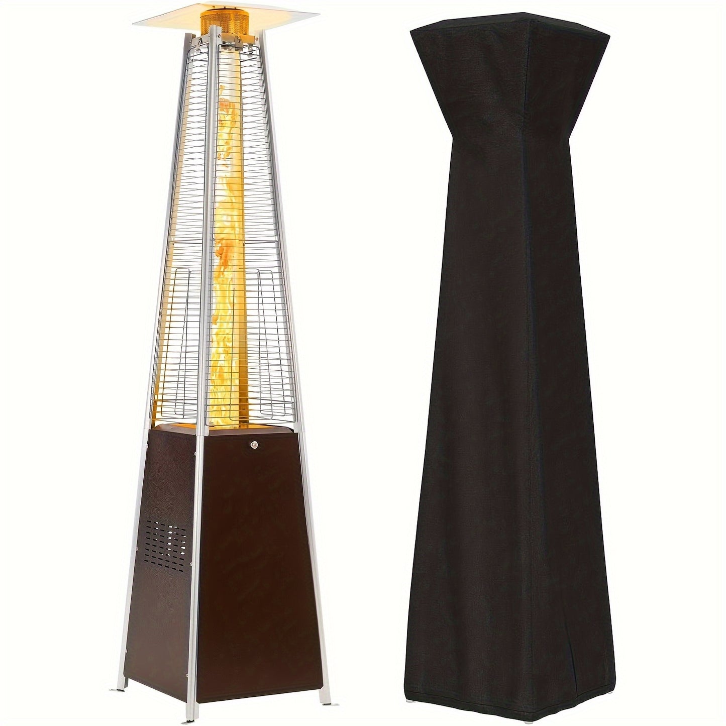 Pyramid Patio Heater, 48,000 BTU Outdoor Propane Patio Heater,