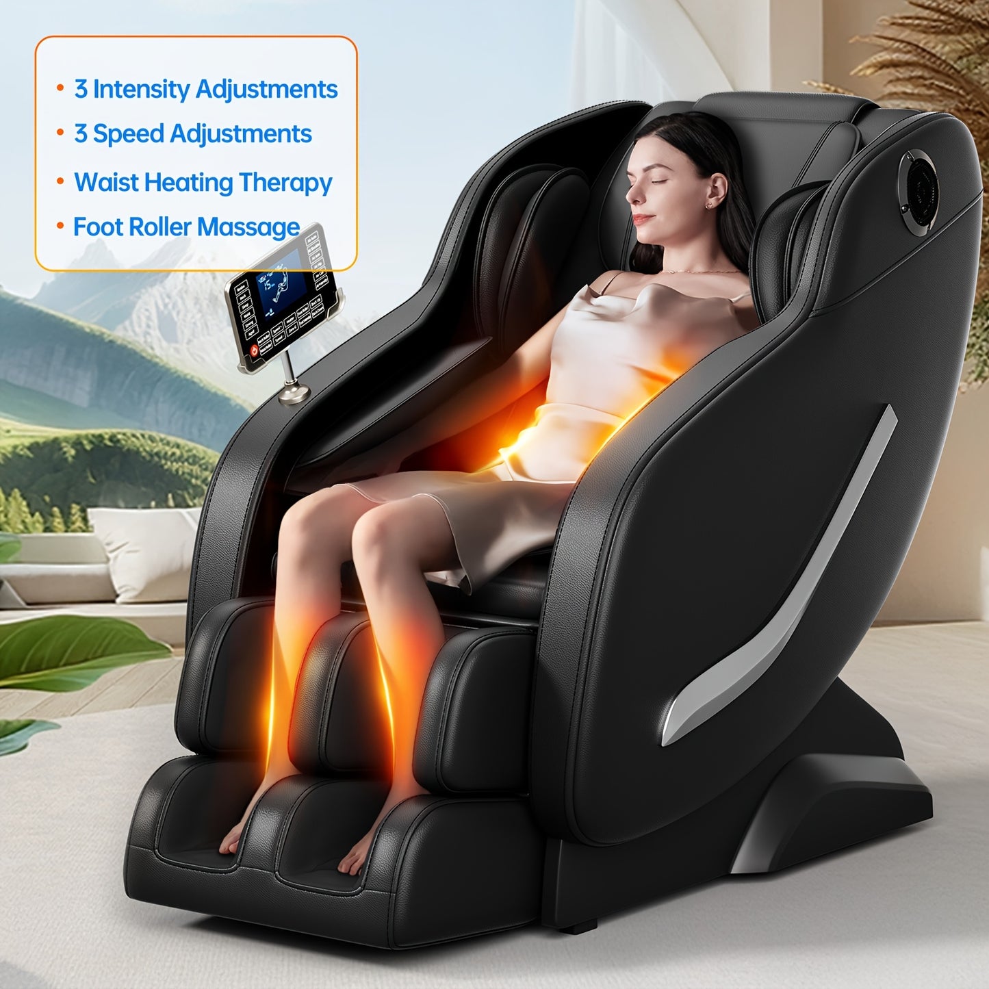 Massage Chair Full Body, Zero Gravity Deep Shiatsu Tissue Massage Chair.