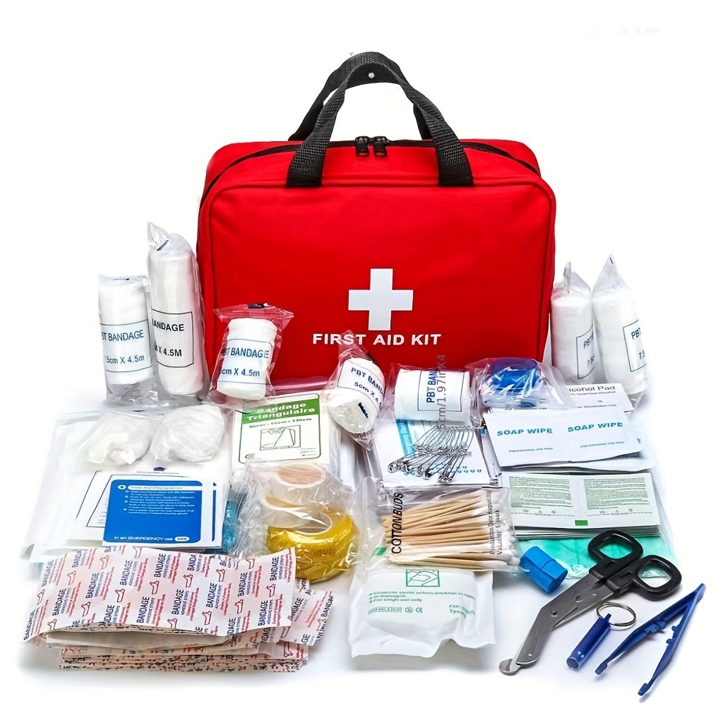 First Aid Bag 300 Piece All-Purpose First Aid Emergency Kit